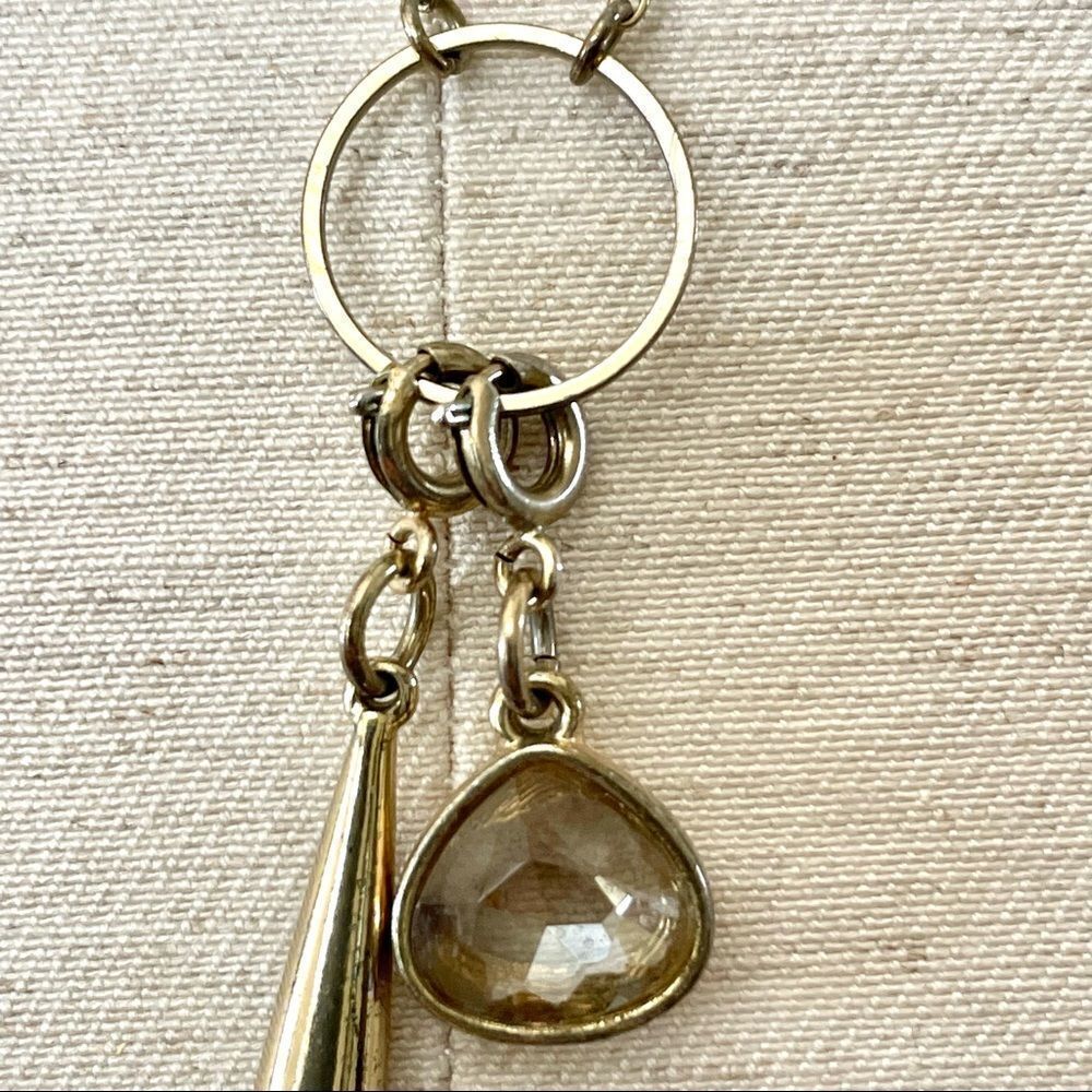 INC gold tone charm necklace - Picture 13 of 15